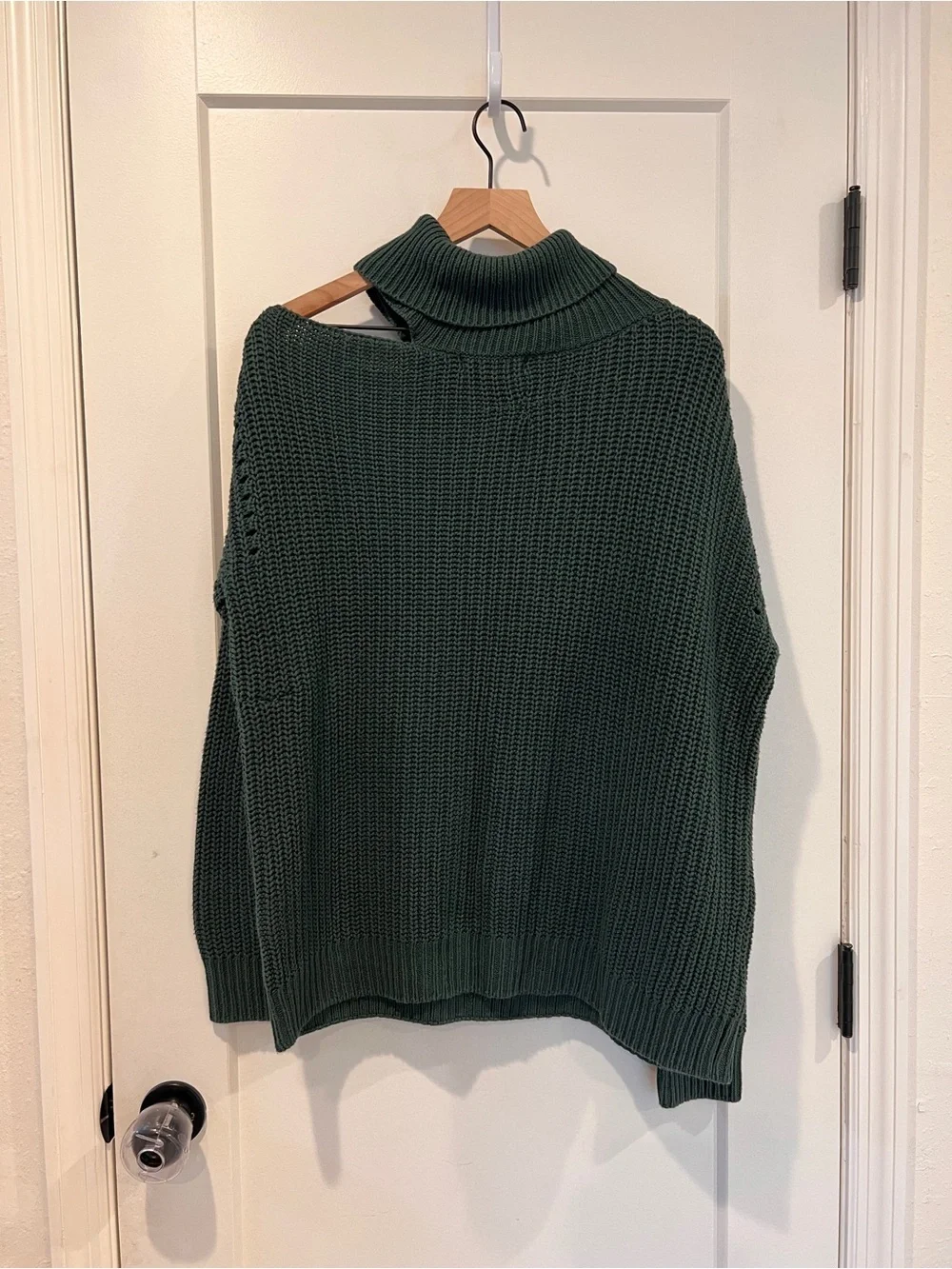 Peter Som Cold Shoulder Sweater